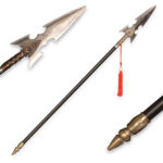 Built Warrior Spear Traditional Chinese Weapon Metal 55.4 inches