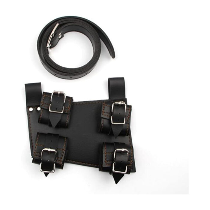 Sword Frog Leather Scabbard Belt Rapier Holster