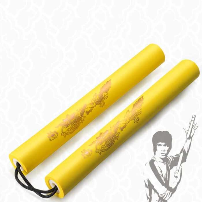 Safe Foam Rubber Training Nunchakus Cord Nunchucks 2PCS for Kids Beginners Practice and Training