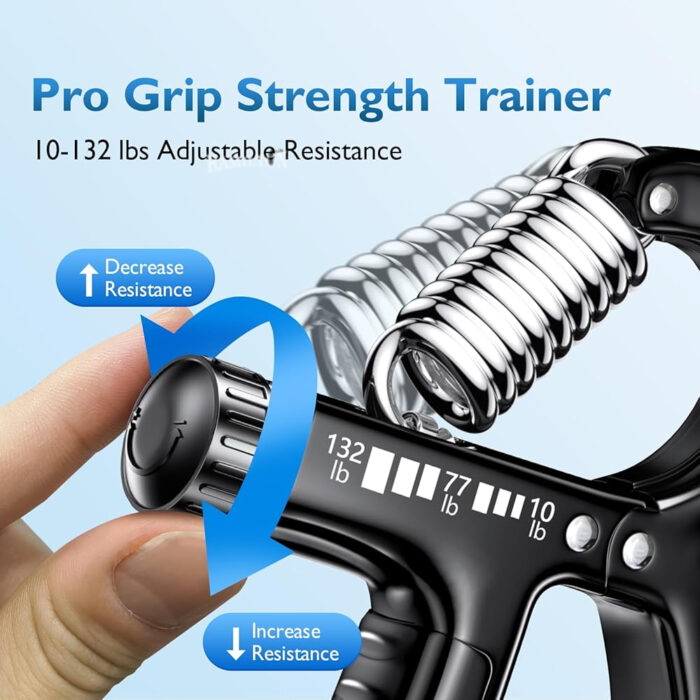 Adjustable Hand Grip Strengthener for Strength Training & Rehabilitation