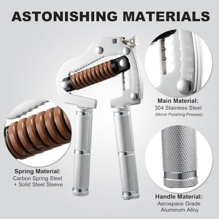 Grip Strength Adjustable Range 55-264 lbs