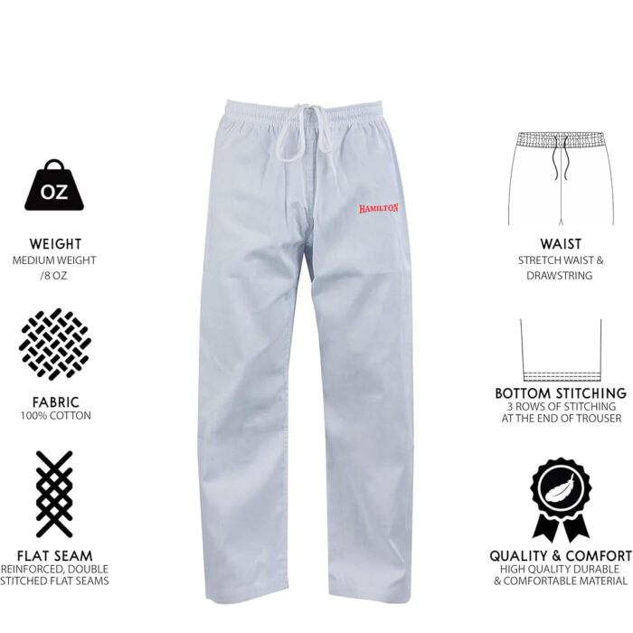 Karate Gi Pants for Adult & Kids Martial Arts Pants