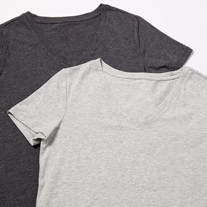 Essentials Women's Classic-Fit Short-Sleeve V-Neck T-Shirt, Multipacks