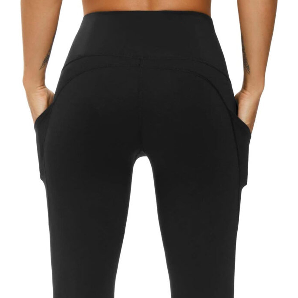 THE GYM PEOPLE Thick High Waist Yoga Pants with Pockets