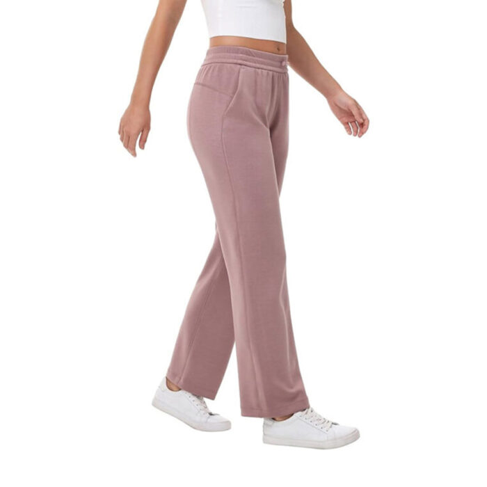 Women's Soft Sweatpants Lightweight Breathable Workout Trousers with Adjustable Shockcord