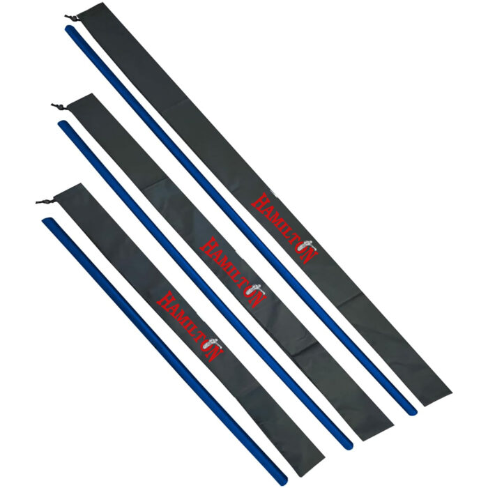 Foam Padded Bo Staff for Safe Practice and Training with Carry Bag Case - Blue