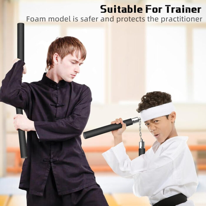 2 Pack Safe Foam Nunchucks for Adult and Kids Training Nunchucks