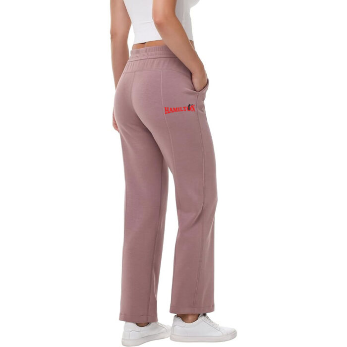 Women's Soft Sweatpants Lightweight Breathable Workout Trousers with Adjustable Shockcord