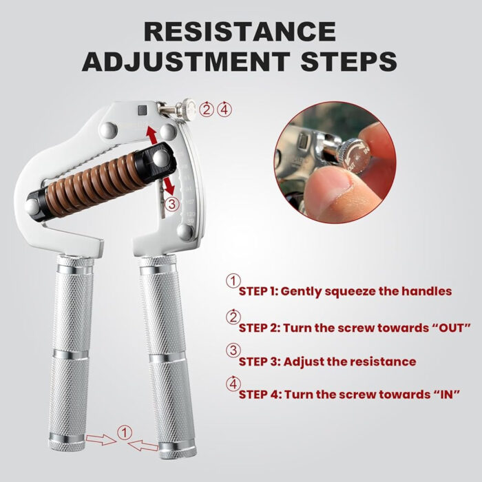 Grip Strength Adjustable Range 55-264 lbs