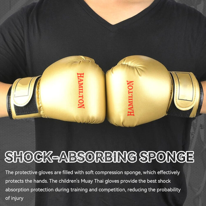 Leather Taekwondo Gloves Professional Fighting Children Boxing Training Gloves