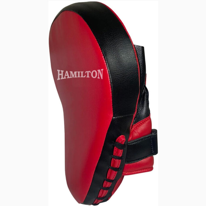 Ringside Curved Boxing MMA Punch Mitts (Pair) Red, 10.5"