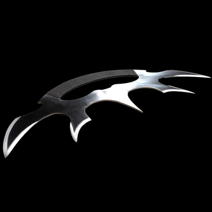 Carbon Steel Crescent Moon Blade Real Metal Handmade Katana Cosplay Sword