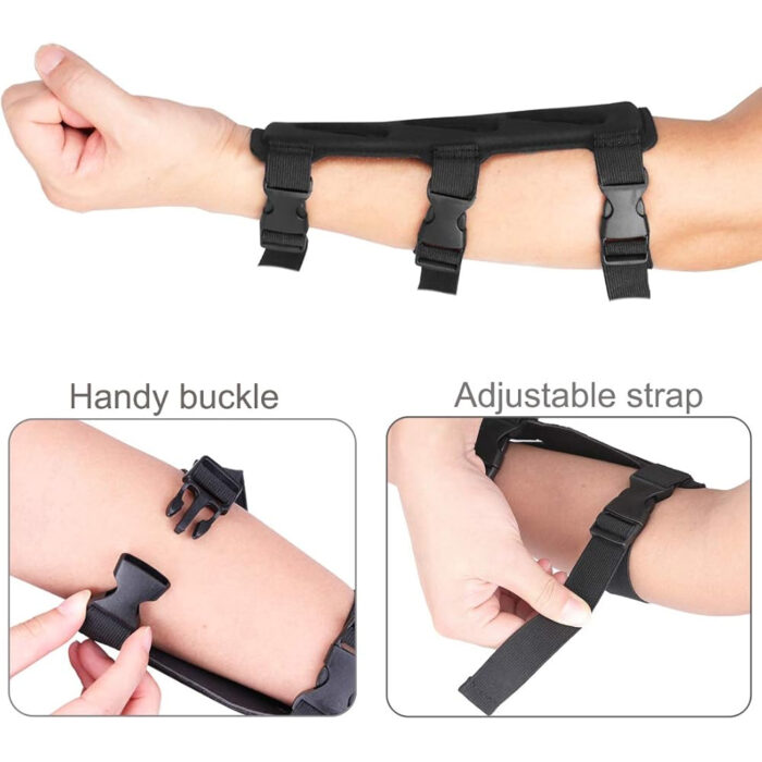 Arm Guard Adjustable Protective 3-Strap Accessory Lightweight Hunting Target Shooting Adult Unisex Arm Guards