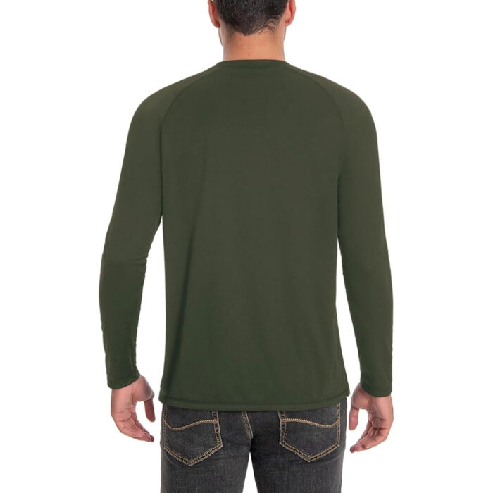 Men's Sun Protection Shirts UPF 50+ UV Long Sleeve Rash Guard Shirts