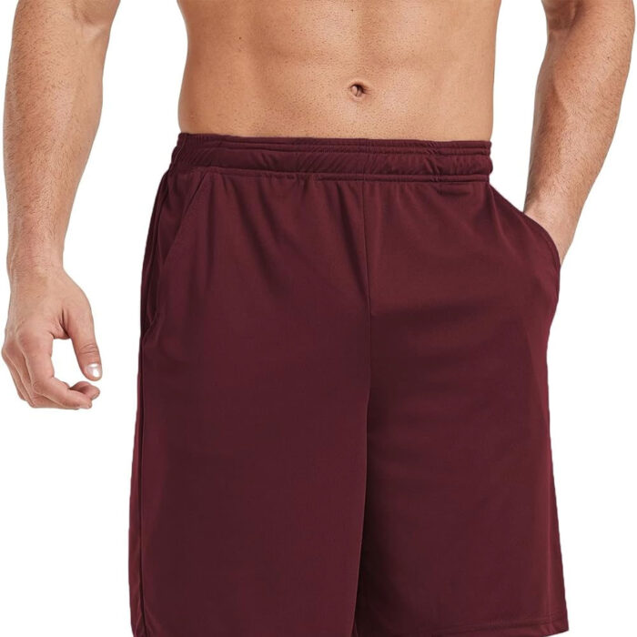 5 Pack Men's Athletic Gym Shorts