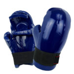 Deluxe Competition/Training Dipped Foam Sparring Gloves - Blue (Medium Size only)