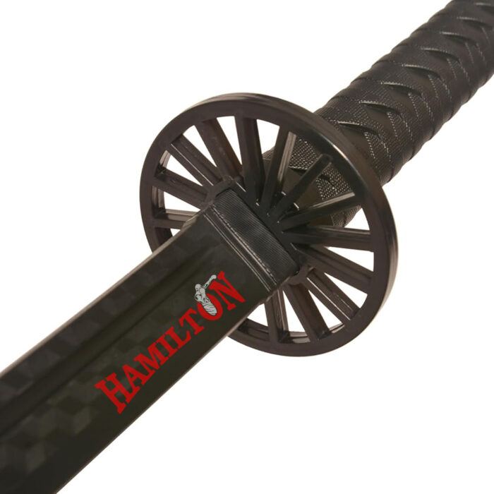 39-Inch High-Strength Plastic Sparring Iaido Training Japanese Samurai Blade Prop with Sheath