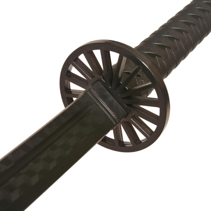 39-Inch High-Strength Plastic Sparring Iaido Training Japanese Samurai Blade Prop with Sheath