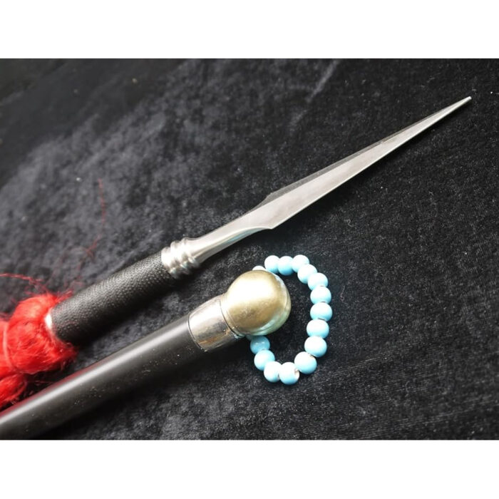 Spear/Chinese Martial Arts Equipment/Overall Stainless Steel/Black Rod