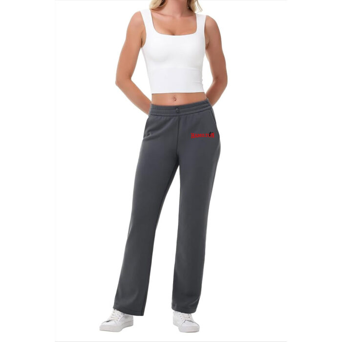 Women's Soft Sweatpants Lightweight Breathable Workout Trousers with Adjustable Shockcord