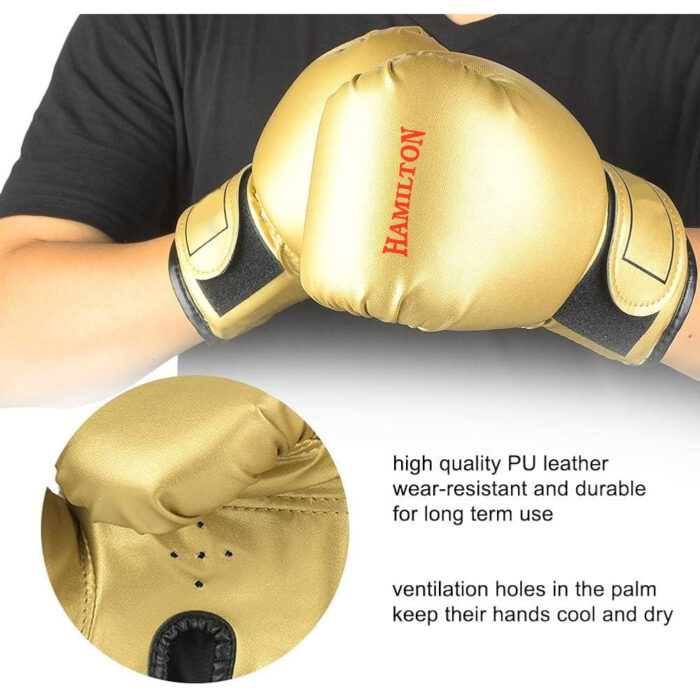 Leather Taekwondo Gloves Professional Fighting Children Boxing Training Gloves