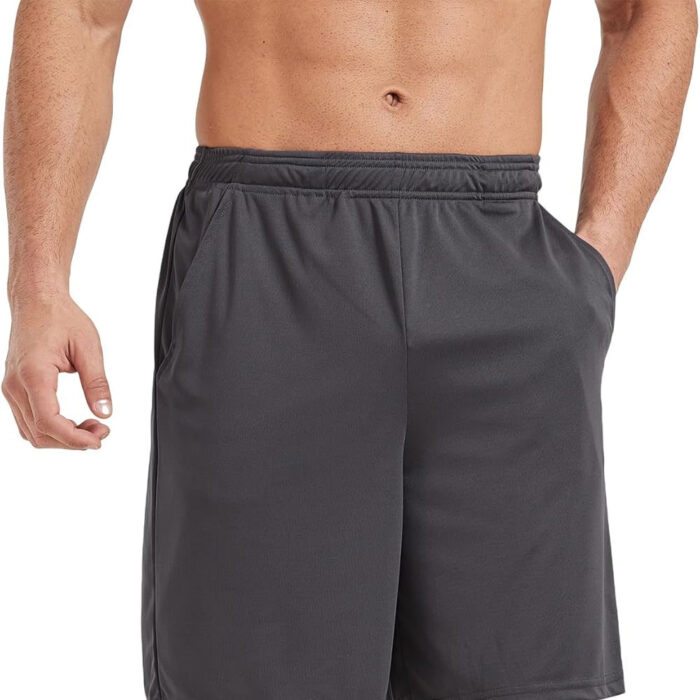 5 Pack Men's Athletic Gym Shorts