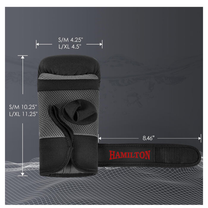 MaxxMMA Neoprene Washable Heavy Bag Gloves - Boxing Punching Training