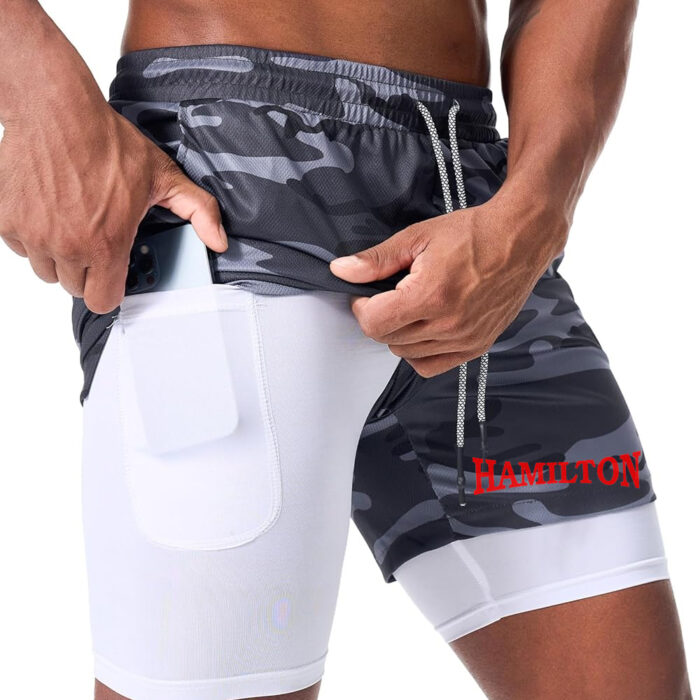 Men's Running Shorts Quick Dry Workout Gym Shorts