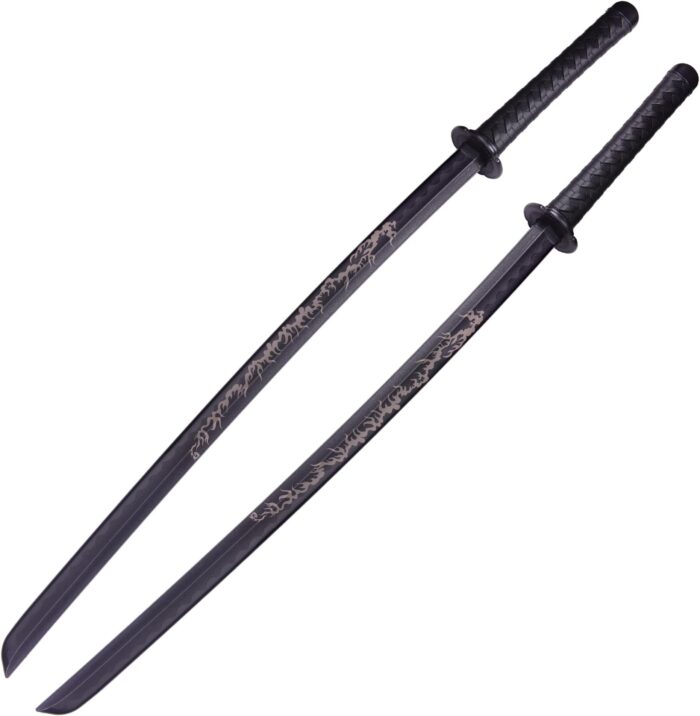 Japanese Training Samurai Sword, Blunt Longsword, Martial Arts Practice Katana for Men and Women, Cosplay Sword, Safe, Easy, Fun, Durable